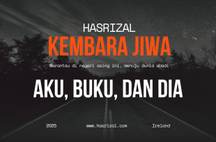 Cover album Kembara Jiwa oleh Hasrizal. Lagu "Aku, Buku, dan Dia"